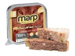 Marp Wild Boar vanička pro psy s divočákem 16x100 g (15 + 1 ZDARMA)