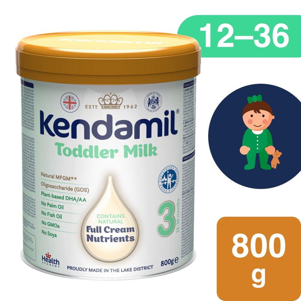 Kendamil batolecí mléko 3 DHA+ 800 g