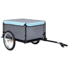 shumee Přívěsný vozík za kolo černomodrý 65 kg