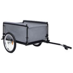 shumee Přívěsný vozík za kolo černomodrý 65 kg