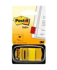 3M Samolepicí záložky se zásobníkem, žlutá, 25 x 43 mm, 50 listů, 7100102671