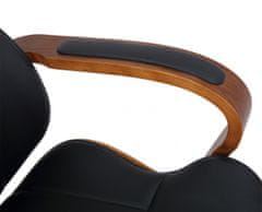 BHM Germany Kancelářská židle Melilla, syntetická kůže, ořech / černá