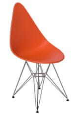 Intesi Židle Rush DSR oranžová