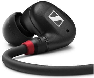 audiofilská kabelová sluchátka sennheiser ie 40 pro vynikající zvuk širokopásmový měnič odpojitelný kabel odolný typ konektoru pouzdro v balení 