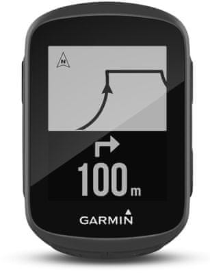 GPS navigace na kolo Garmin Edge 130 Plus cyklopočítač kvalitní navigace, navigování, notifikace z telefonu, detekce nehody, přehledný dobře čitelný displej 1.8palců Glonass GPS Galileo