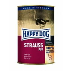 Happy Dog konzerva pro štěňata se pštrosím masem 400 g