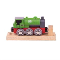 Bigjigs Toys Bigjigs Rail Dřevěná lokomotiva GWR zelená