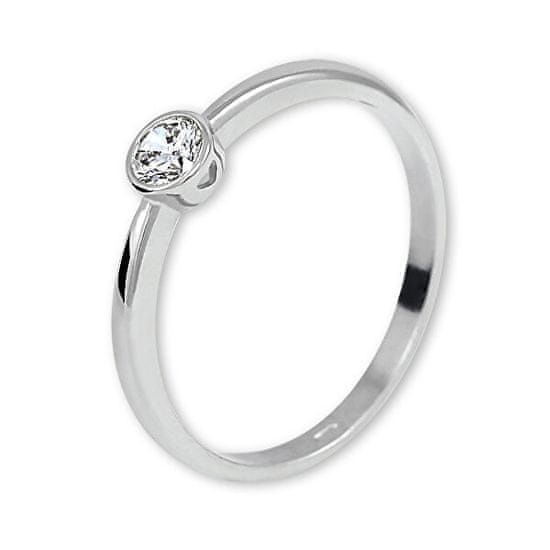 Brilio Silver Stříbrný zásnubní prsten 426 001 00575 04