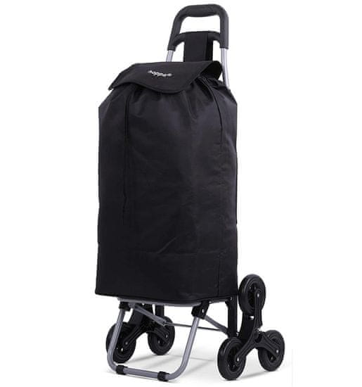 Aerolite Nákupní taška na kolečkách HOPPA ST-501 - černá