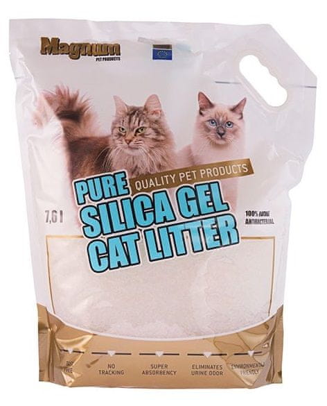 Levně Magnum Silica gel cat litter 7,6L