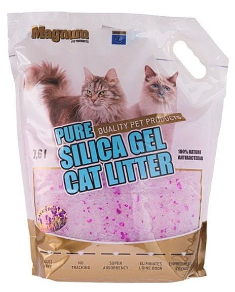 Levně Magnum Silica gel Levender cat litter 7,6L