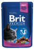 Brit Premium Cat Pouches with Chicken & Turkey 24 x 100g