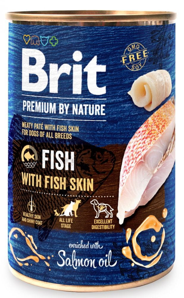 Brit Premium by Nature Fish with Fish Skin 6x400 g