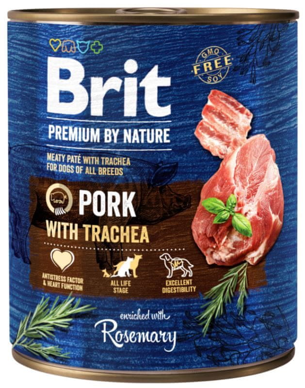Levně Brit Premium by Nature Pork with Trachea 6x800 g