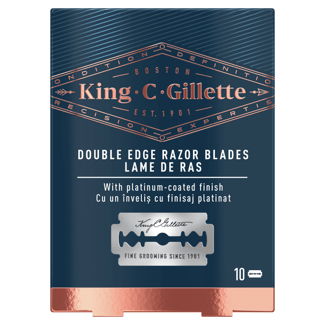 Gillette King C. žiletky do holicího strojku x10