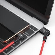 Blitzwolf BW-AC1 kabel USB / USB-C 3A 1.8m, červený