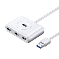 Ugreen CR113 4x USB HUB adaptér 0.5m, bílý