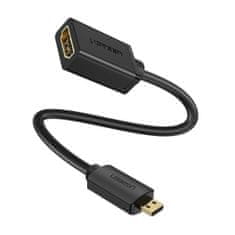 Ugreen 20134 adaptér Micro HDMI - HDMI M/F 4K, černý