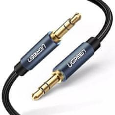 Ugreen AV122 audio kabel 3.5mm mini jack M/M 3m, modrý