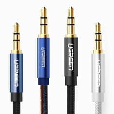 Ugreen AV122 audio kabel 3.5mm mini jack M/M 3m, modrý