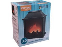 Extol Light Elektrický krb (43401) s plápolajícím ohněm LED