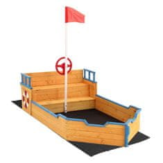 Timeless Tools Pískoviště ve tvaru pirátské loďky