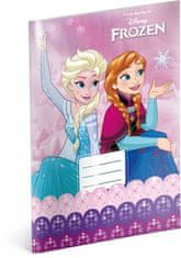 Presco Group Školní sešit Frozen – Ledové království Pink, A4, 20 listů, nelinkovaný