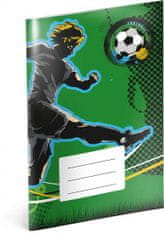 Presco Group Školní sešit Fotbal, A5, 40 listů, čtverečkovaný