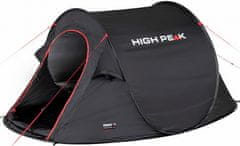 High Peak Vision 3 stan pro 3 osoby, černý
