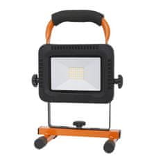 Solight WM-20W-DE LED reflektor 20W, přenosný, nabíjecí, 1600lm, oranžovo-černý