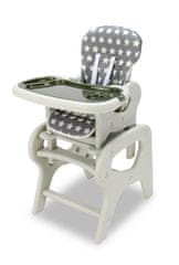 Asalvo CONVERTIBLE židle-stolek STARS GREY