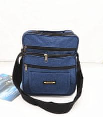 Salom Pánská látková taška přes rameno vz. 6188 modrá džínová