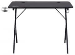 Design Scandinavia Herní stůl Mario, 100 cm, černá
