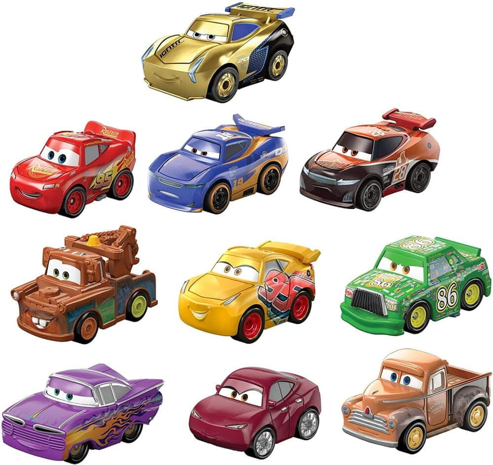 Levně Mattel Cars Mini 10 pack