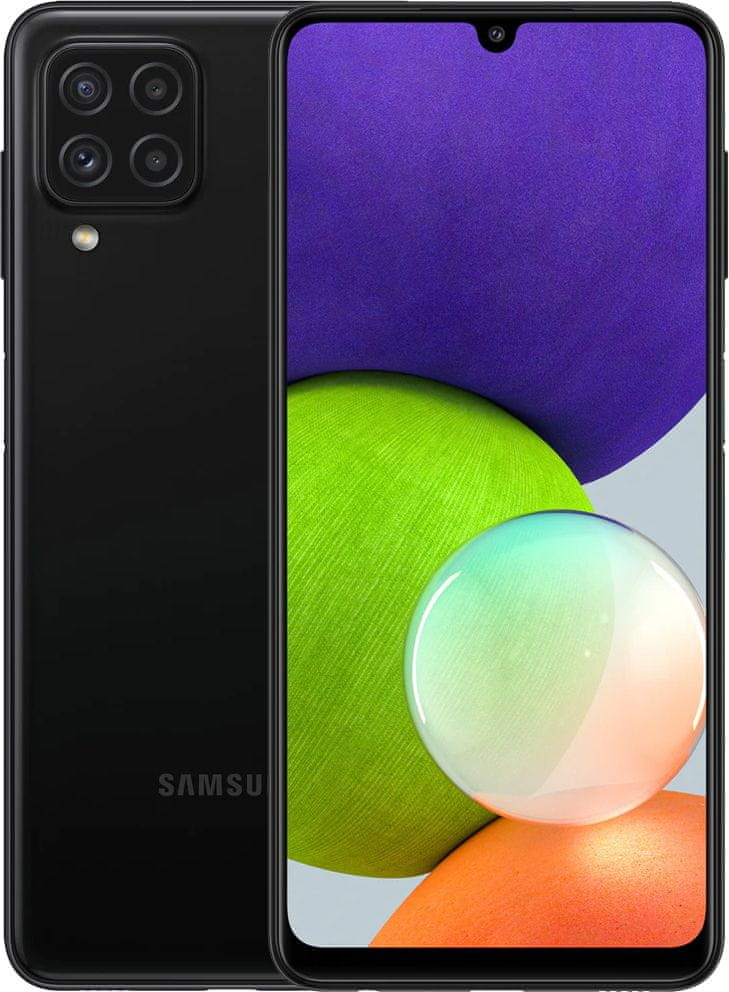 Samsung Galaxy A22, 4GB/64GB, Black - použité
