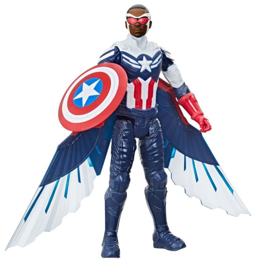 Levně Avengers Titan Hero Falcon Captain America 30cm