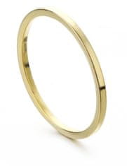 MOISS Minimalistický pozlacený prsten R0001984 (Obvod 45 mm)