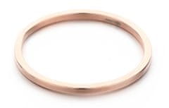 MOISS Minimalistický bronzový prsten R000199 (Obvod 45 mm)