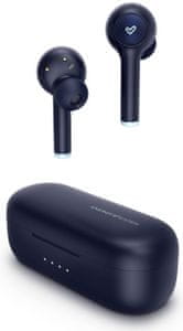 bezdrátová špuntová Bluetooth sluchátka energy sistem style 7 true wireless ovládání senzorem přiblížení podpora hlasových asistentů výdrž 6 h na nabití nabíjecí box qi nabíjení boxu dual mems mikrofon pro čisté handsfree hovory