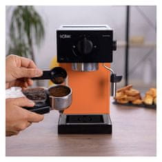SOLAC Kávovar , CE4503, Espresso Squissita Orange, nerez, objem 1,5 L, automatické vypnutí, 1050 W