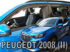 HEKO Ofuky oken Peugeot 2008 2020- (5 dveří, 4 díly)