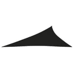 Greatstore Stínící plachta oxfordská látka trojúhelníková 4x5x6,4 m černá