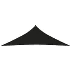 Greatstore Stínící plachta oxfordská látka trojúhelníková 4x4x5,8 m černá