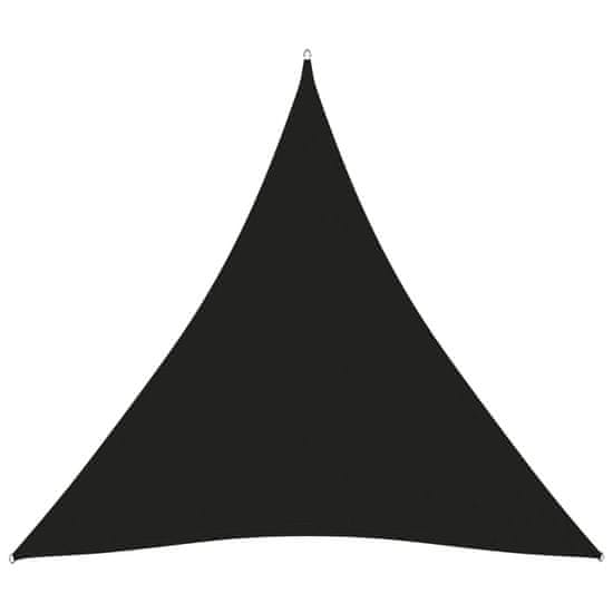 Vidaxl Stínící plachta oxfordská látka trojúhelníková 3x3x3 m černá