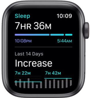 Chytré hodinky Apple Watch Nike SE MYYF2HC/A nike run club pro běhání sledování tepu srdeční činnost monitorování aktivity notifikace