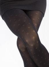 MARINA antracitové vzorované punčochové kalhoty Barva: šedá, Velikost: 170/116