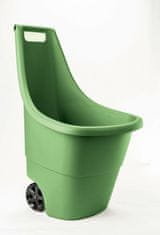 shumee Plastový vozík EASY GO BREEZE 50l - zelený
