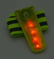 Greatstore Reflexní pásek na ruku - 4 LED