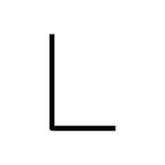 Artemide Artemide Alphabet of Light - velké písmeno L 1201L00A