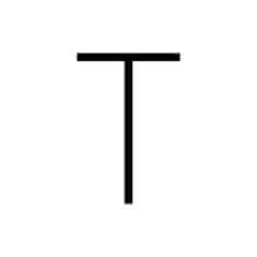 Artemide Artemide Alphabet of Light - velké písmeno T 1201T00A
